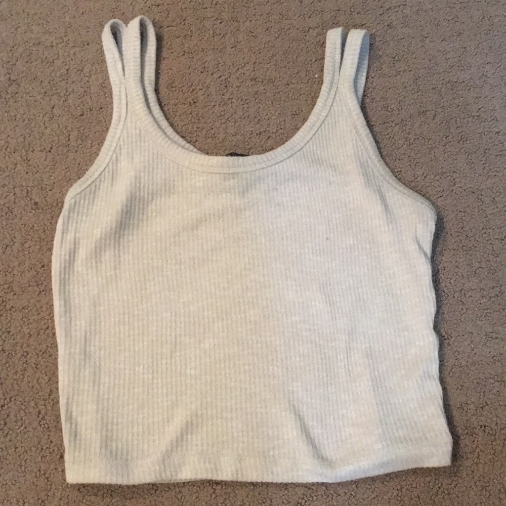 Ribbed crop tank